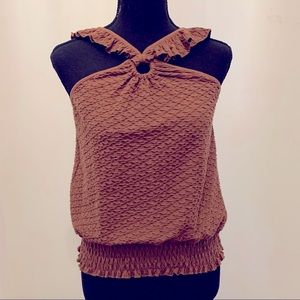 ANTHROPOLOGIE Ruffle Tank NWOT